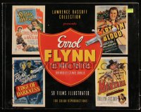 8m1011 ERROL FLYNN: THE MOVIE POSTERS softcover book 1995 180 great color images, some full page!