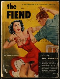 8m1110 FIEND paperback book 1952 a soul-stirring story of the beast that lurks in all of us!