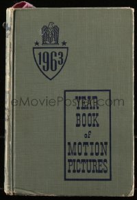 8m1210 FILM DAILY YEARBOOK OF MOTION PICTURES hardcover book 1963 filled with movie information!