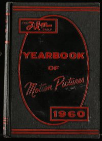 8m1207 FILM DAILY YEARBOOK OF MOTION PICTURES hardcover book 1960 filled with movie information!
