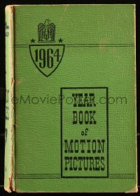 8m1211 FILM DAILY YEARBOOK OF MOTION PICTURES hardcover book 1964 filled with movie information!
