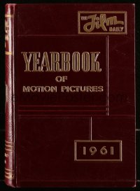 8m1208 FILM DAILY YEARBOOK OF MOTION PICTURES hardcover book 1961 filled with movie information!