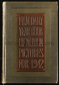 8m1189 FILM DAILY YEARBOOK OF MOTION PICTURES hardcover book 1942 filled with movie information!