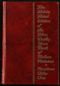 8m1198 FILM DAILY YEARBOOK OF MOTION PICTURES hardcover book 1951 filled with movie information!