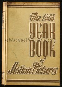 8m1200 FILM DAILY YEARBOOK OF MOTION PICTURES hardcover book 1953 filled with movie information!