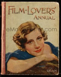 8m0882 FILM-LOVERS' ANNUAL English hardcover book 1934 wonderful photos of top stars of the day!