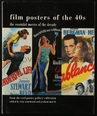 8m0877 FILM POSTERS OF THE 40s hardcover book 2002 The Essential Movies of the Decade, color images!