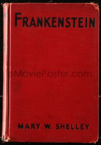 8m0887 FRANKENSTEIN hardcover book 1931 Mary Shelley novel w/images of Boris Karloff, James Whale