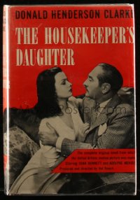 8m0897 HOUSEKEEPER'S DAUGHTER movie edition hardcover book 1939 Joan Bennett, Adolphe Menjou
