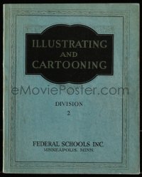 8m1025 ILLUSTRATING & CARTOONING division 2 softcover book 1923 how to create your own art!