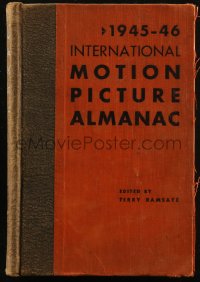 8m1215 INTERNATIONAL MOTION PICTURE ALMANAC hardcover book 1945 filled with movie information!