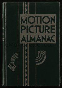 8m1228 INTERNATIONAL MOTION PICTURE ALMANAC hardcover book 1981 loaded with great information!