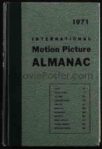 8m1221 INTERNATIONAL MOTION PICTURE ALMANAC hardcover book 1971 loaded with great information!
