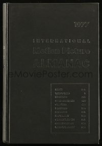 8m1225 INTERNATIONAL MOTION PICTURE ALMANAC hardcover book 1977 filled with movie information!