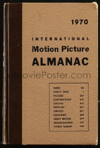 8m1220 INTERNATIONAL MOTION PICTURE ALMANAC hardcover book 1970 filled with movie information!
