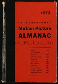 8m1222 INTERNATIONAL MOTION PICTURE ALMANAC hardcover book 1972 loaded with great information!