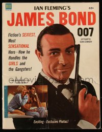 8m1027 JAMES BOND softcover book 1964 how 007 handles girls & gangsters, portrayed by Sean Connery!
