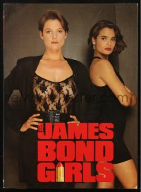 8m1028 JAMES BOND GIRLS 1st printing English softcover book 1989 bios & images of sexy women!