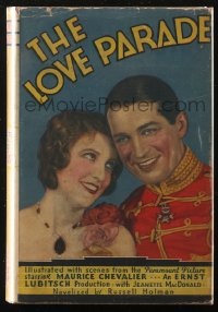 8m0919 LOVE PARADE Grosset & Dunlap movie edition hardcover book 1930 Maurice Chevalier & MacDonald!