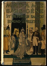 8m0920 MADAME SANS GENE Grosset & Dunlap movie edition hardcover book 1925 Gloria Swanson, Sardou