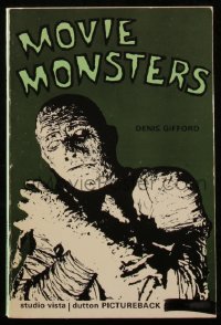 8m1045 MOVIE MONSTERS English softcover book 1969 the mummy, the vampire, the werewolf & more!