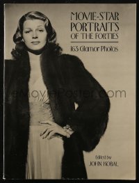 8m1048 MOVIE-STAR PORTRAITS OF THE FORTIES softcover book 1977 with 163 glamor photos of top stars!