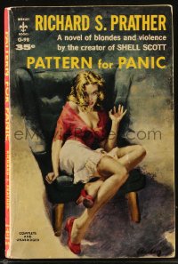 8m1142 PATTERN FOR PANIC 3rd edition paperback book 1958 blondes and violence, a hellcat with claws!