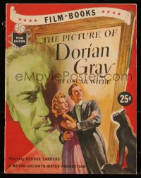 8m1056 PICTURE OF DORIAN GRAY softcover book 1945 Motion Picture Book, Oscar Wilde, Hatfield, Reed