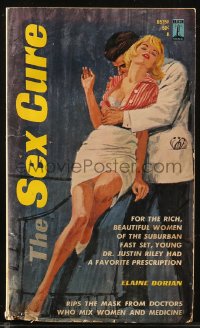 8m1148 SEX CURE paperback book 1962 he had a favorite prescription for beautiful suburban women!