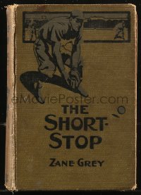 8m0959 SHORT-STOP Grosset & Dunlap 4th edition hardcover book 1914 baseball story by Zane Grey!