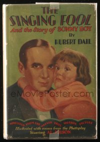 8m0961 SINGING FOOL Grosset & Dunlap movie edition hardcover book 1928 Al Jolson, Hubert Dail's novel