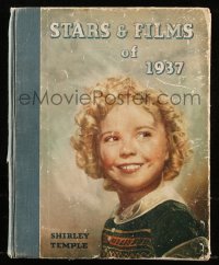 8m0966 STARS & FILMS English hardcover book 1937 filled with many movie photos & information!