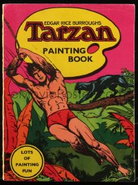 8m1076 TARZAN English softcover painting book 1972 lots of painting fun, Edgar Rice Burroughs!