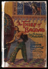 8m0977 THIEF OF BAGDAD A.L. Burt movie edition hardcover book 1924 Douglas Fairbanks fantasy classic!