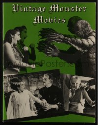 8m1080 VINTAGE MONSTER MOVIES softcover book 1993 horror films from silent movies to the 1950s!