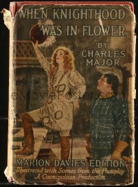 8m0983 WHEN KNIGHTHOOD WAS IN FLOWER Grosset & Dunlap movie edition hardcover book 1922 Marion Davies