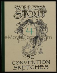 8m0830 WILLIAM STOUT - 50 CONVENTION SKETCHES VOLUME FOUR signed #256/950 softcover book 1995 by him!