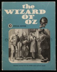 8m1085 WIZARD OF OZ softcover book 1970s selected scenes from the MGM motion picture classic!