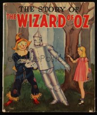 8m1086 WIZARD OF OZ Whitman softcover book 1939 L. Frank Baum story w/Henry E. Vallely illustrations!