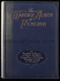8m0986 WONDER ALBUM OF FILMLAND English hardcover book 1933 beautiful collection of super art plates!