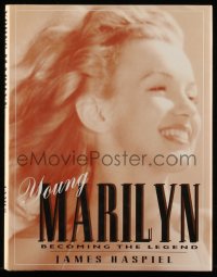 8m0987 YOUNG MARILYN: BECOMING THE LEGEND hardcover book 1994 an illustrated biography in color!