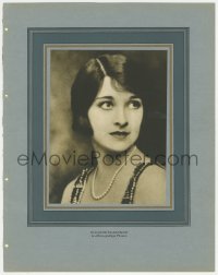 8m0019 ELEANOR BOARDMAN campaign book page 1925 pretty portrait in Metro-Goldwyn Pictures!