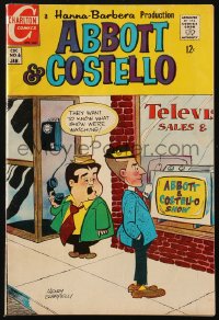 8m0048 ABBOTT & COSTELLO #6 comic book January 1969 Hanna-Barbera, great Henry Scarpelli art!