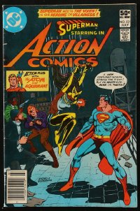 8m0052 ACTION COMICS #521 comic book July 1981 Superman meets The Vixen, is she heroine or villainess?