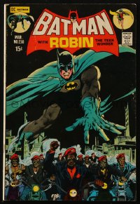 8m0054 BATMAN #230 comic book March 1971 with Robin the Teen Wonder, Neal Adams & Dick Giordano art!