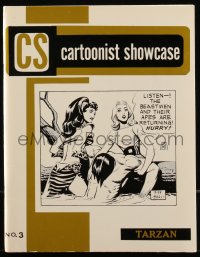 8m0062 CS CARTOONIST SHOWCASE #3 comic book July 1968 Tarzan, Secret Agent X9, Modesty Blaise