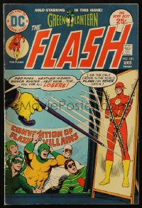 8m0074 FLASH #231 comic book February 1975 Green Lantern guest stars, Nick Cardy & Tatjana Wood art!