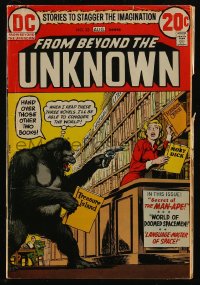 8m0077 FROM BEYOND THE UNKNOWN #23 comic book July-August 1973 Secret of the Man-Ape, DC Comics!