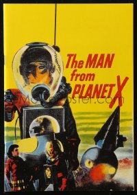 8m0092 MAN FROM PLANET X REPRINT #1 comic book 1987 Edgar Ulmer, weirdest visitor Earth has ever seen!