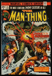 8m0172 MAN-THING #11 comic book November 1974 Dance to the Murder, shocking surprise ending!